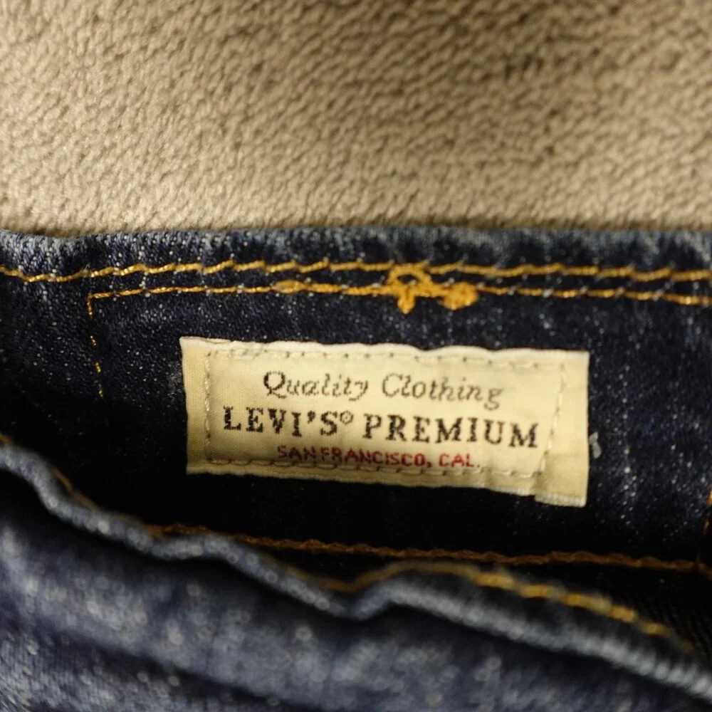 Levi's‎ Jeans 511 Slim Fit Men's 29x32 Dark Wash Blue Denim Premium Red Tab